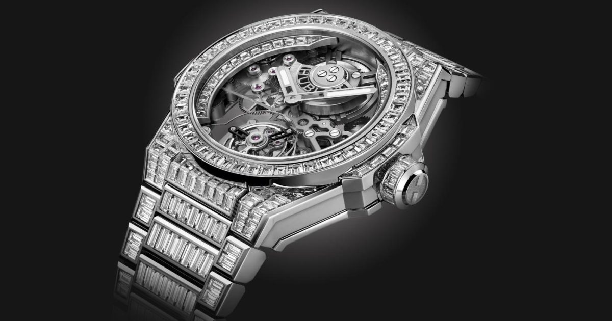 Hublot Brilla Con Un Reloj Engastado Con 484 Diamantes El Big Bang