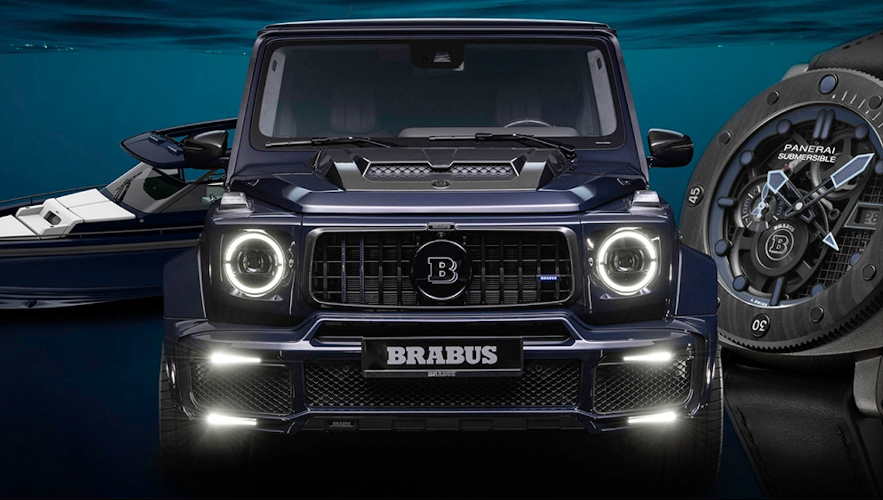 Combo De Lujo La G Wagen De Hp De Brabus Un Barco A Juego Y Un