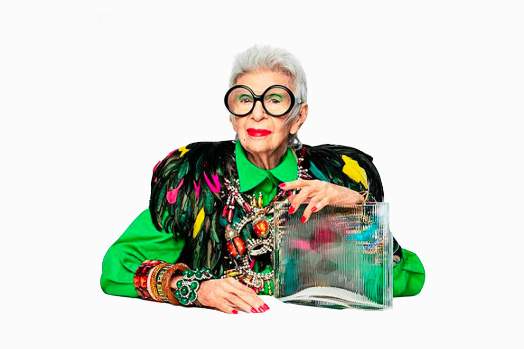 Iris Apfel se pasa al diseño de cristalería con Nude Glass