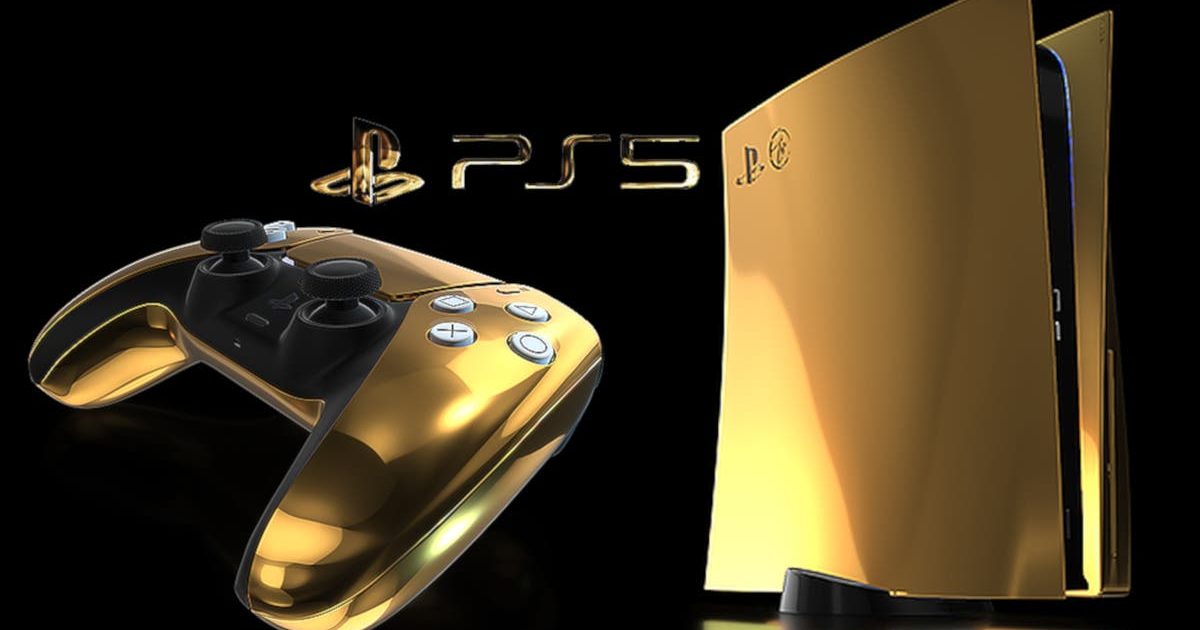 El mando más lujoso de PlayStation 4: 24 quilates y diamantes