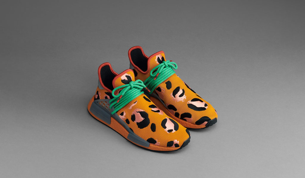 Pharrell Williams y adidas llevan el animal print a las zapatillas deportivas