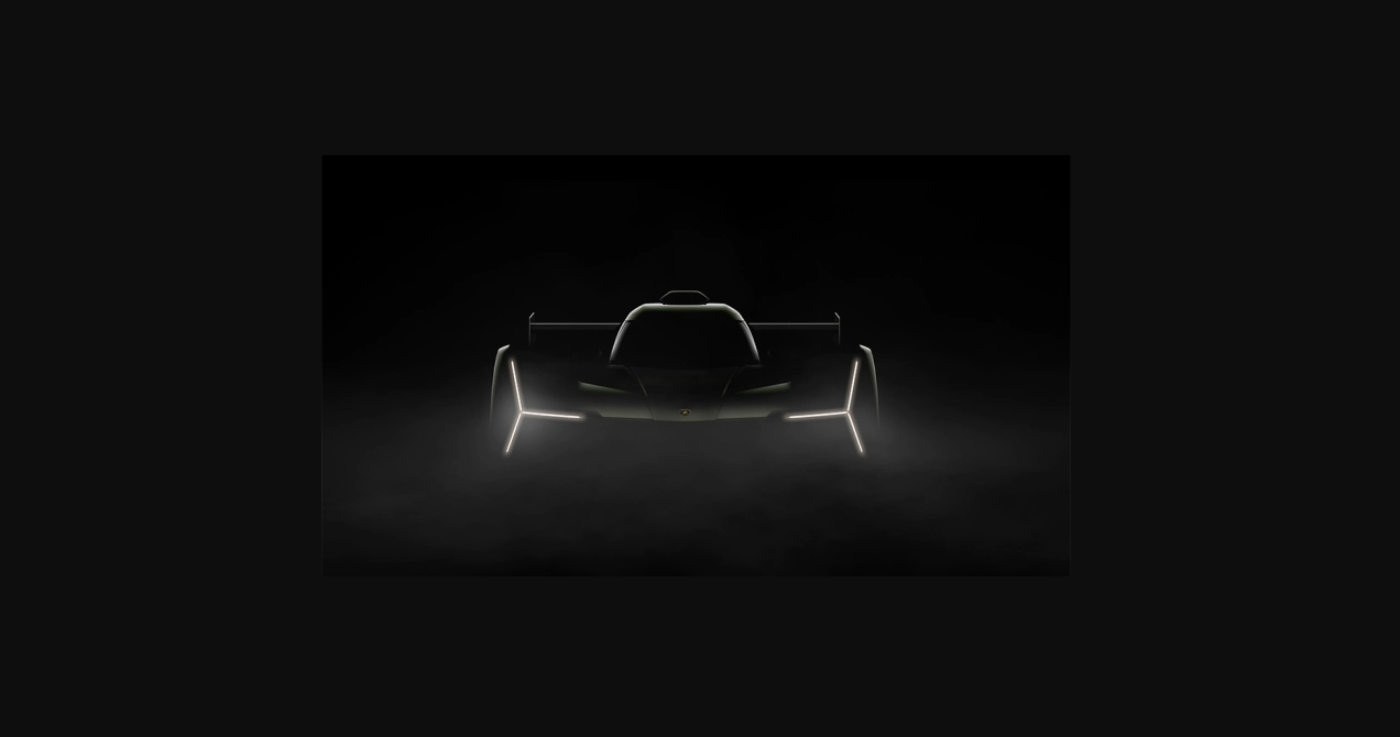Un primer vistazo al Hypercar Racer híbrido de Lamborghini
