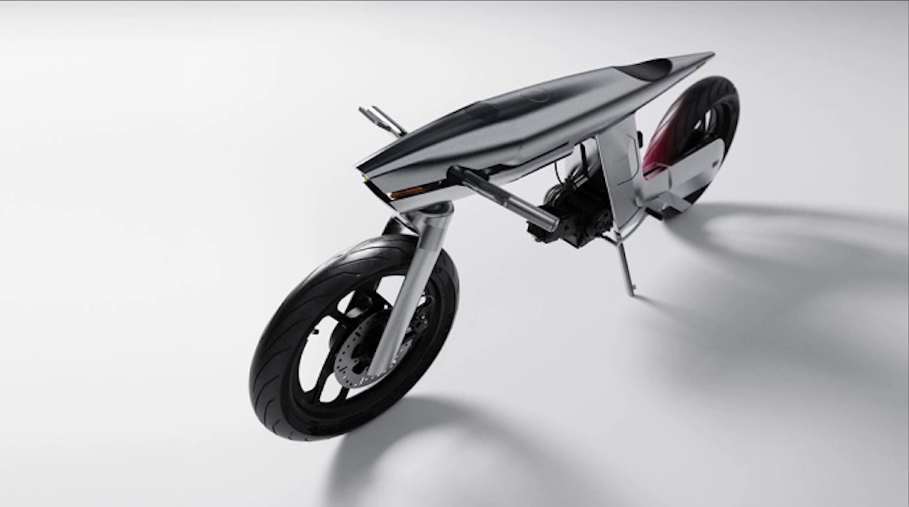 Eve Odyssey, la motocicleta futurista hecha con aluminio de grado espacial  de la NASA